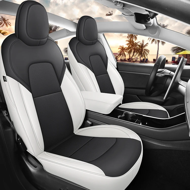Passgenau für den Sitzbezug des Tesla Model 3