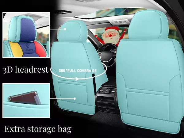 rear split bench PU leather universal seat cover